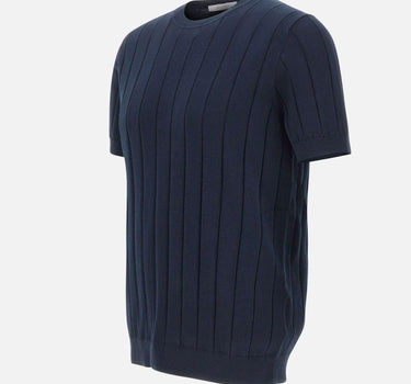 Maglia in cotone a coste larghe DK17026 BLUNOTTE DIKTAT 