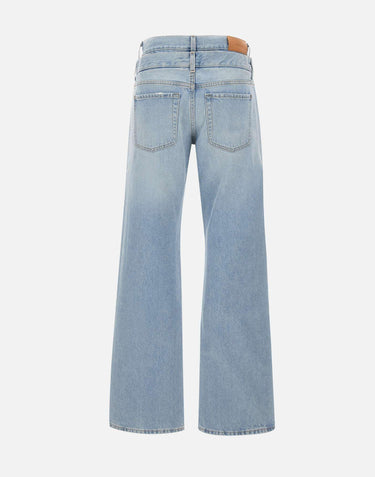 "Double waisted trousers Mankind bleach" 7N839E35 U7BHL 7 FOR ALL MANKIND 