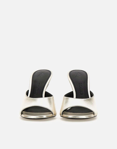 Mule "Betta" silver 260WSH00886 LBT112AA002 THE ATTICO 