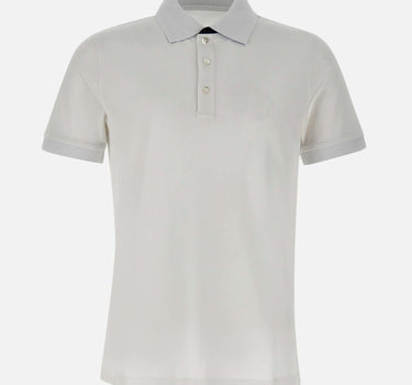 Polo in cotone piquet stretch NPMB250135STDW B001 FAY 