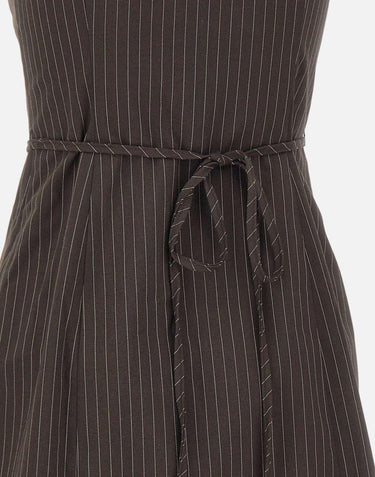 "Pinstripes Belted Long Top" 114696 3065 ROTATE BIRGER CHRISTENSEN 