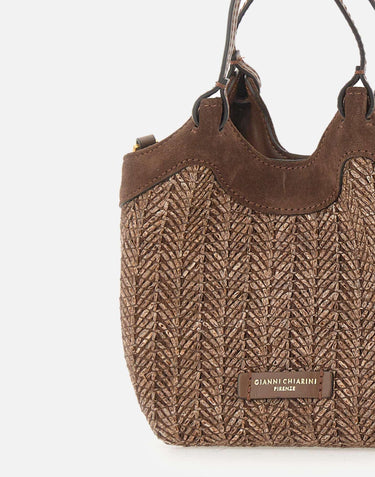 Borsa a mano "Dua" BS12338 PGLSPGCHOCO GIANNI CHIARINI 
