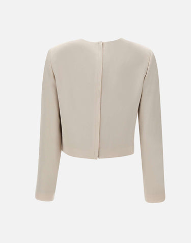 Blusa in crepe N1109510 B13 THEORY 