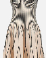 Abito in maglia bicolore AM27S62E2 E84 ELISABETTA FRANCHI 
