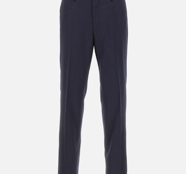 Pantaloni slim fit in serge di lana vergine 50469174 401 BOSS 