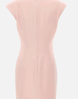 Abito midi a clessidra RZ16446 PINK NISSA 