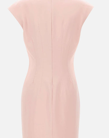 Abito midi a clessidra RZ16446 PINK NISSA 