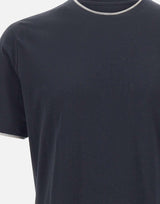 T-shirt in cotone Supima DK17105 BLUE DIKTAT 