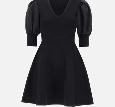 Abito in maglia con maniche a palloncino MF5446MA96E 22222 LIU-JO 