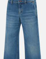 "Low Waist Straight Leg Jean" 1225DJE006499A INDIGO VICTORIA BECKHAM 