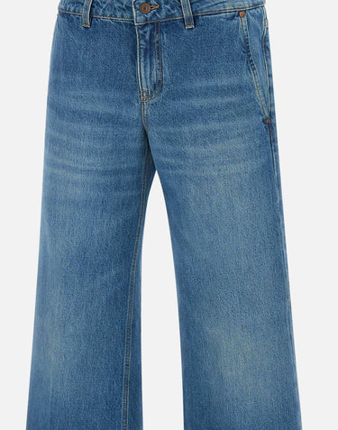 "Low Waist Straight Leg Jean" 1225DJE006499A INDIGO VICTORIA BECKHAM 