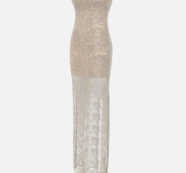 Abito lungo a tubino con pizzo floreale 115700 039 ROTATE BIRGER CHRISTENSEN 