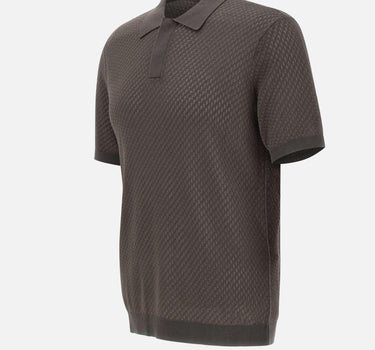 Polo in maglia cotone e viscosa EM001139 AF14851F6024 EMPORIO ARMANI 