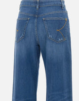 Jeans in denim stretch wide leg QP6BL008 3019 KAOS 