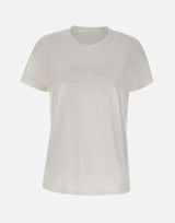 T-shirt in jersey con logo ricamato MA71G61E2 270 ELISABETTA FRANCHI 
