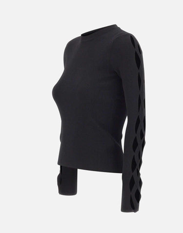 Maglia con intreccio sulle maniche SP1NT045 0001 KAOS 