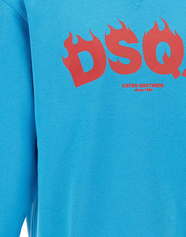 Felpa "Cool fit crewneck" in cotone S71GU0717 S25551511 DSQUARED2 