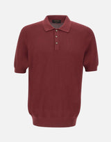 Polo in maglia a nido d'ape 57113 18028280 GRAN SASSO 