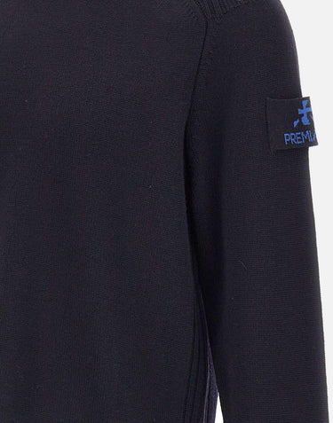 Maglia in pura lana PMG22 BLUE PREMIATA 
