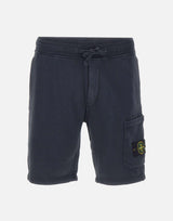 Bermuda in felpa di cotone biologico 6200011S0051 V0020 STONE ISLAND 