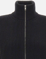 Gilet in lana con zip S52FB0106 M13286900 MM6 MAISON MARGIELA 