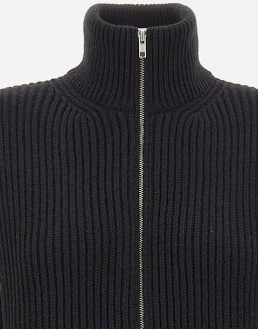 Gilet in lana con zip S52FB0106 M13286900 MM6 MAISON MARGIELA 