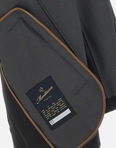 Giacca in tessuto crepe S08MUC602 18599 MONTECORE 
