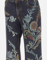 Jeans flare stampa narcisi WRNB0029 AKD39X0811 ETRO 