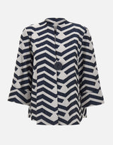 Giacca casual con fantasia geometrica 261097 4252 JOSEPH RIBKOFF 