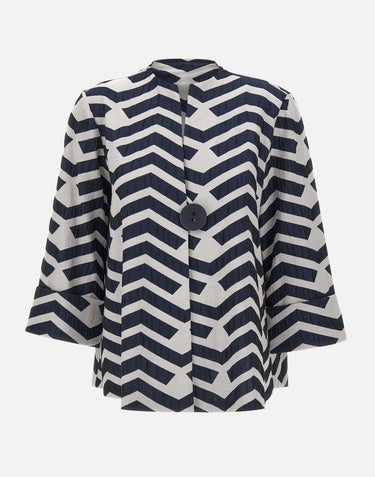 Giacca casual con fantasia geometrica 261097 4252 JOSEPH RIBKOFF 