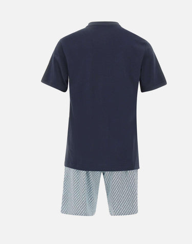 Pigiama con bermuda stampa pattern EM000399 AF18885MB523 EMPORIO ARMANI 