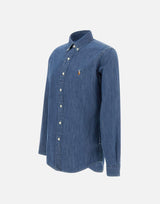 Camicia "Core replen" in denim di cotone 710792043 001 POLO RALPH LAUREN 