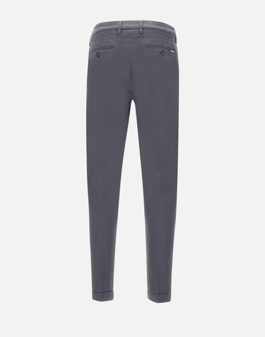 Pantaloni "Mucha10" in cotone stretch e lyocell P24910JM 7F2095403 RE-HASH 