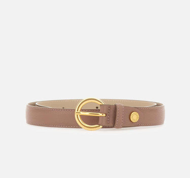 Cintura in pelle con fibbia tonda CNK00957 GRNMARABOU GIANNI CHIARINI 