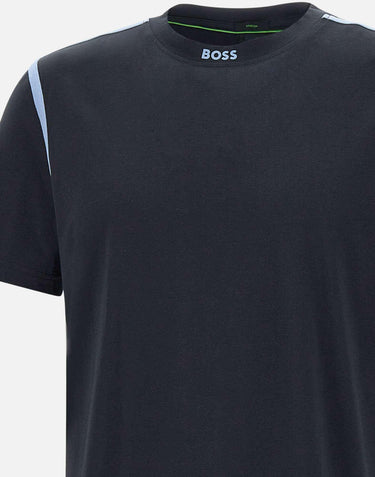 T-shirt  "Tee tape" in cotone stretch 50531230 402 BOSS 