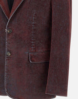 Blazer effetto denim SH2BN0019 M30039227 MM6 MAISON MARGIELA 