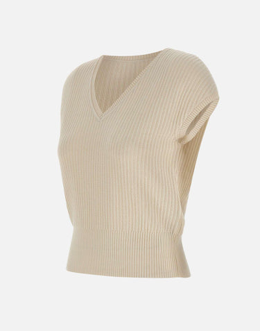 Maglia smanicata in cotone M81MAGM33 MAG0M02300 ELEVENTY 