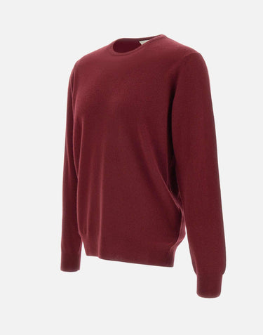 Maglia in lana e cashmere DC918022 BORDEAUX DELLA CIANA CASHMERE 