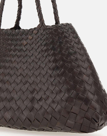 Borsa "Santa Croce" in pelle 8892 BROWN DRAGON DIFFUSION 