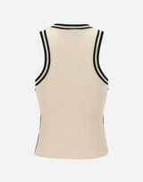 Top con profili a contrasto SP5NT012 1041 KAOS 