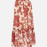 Gonna lunga in cotone con stampa floreale WRFA0114 99SA5U0X0808 ETRO 