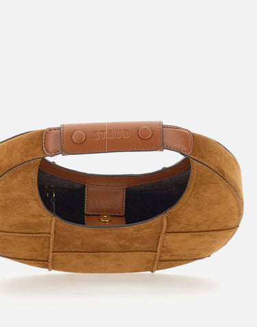 "Moon bag" H25P4022GP TAN STAUD 
