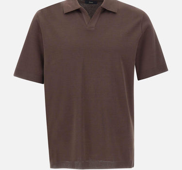 Polo con colletto aperto JV000004U 520598800 HERNO 