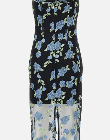 "Flower mesh tube dress" 113874 1000 ROTATE BIRGER CHRISTENSEN 