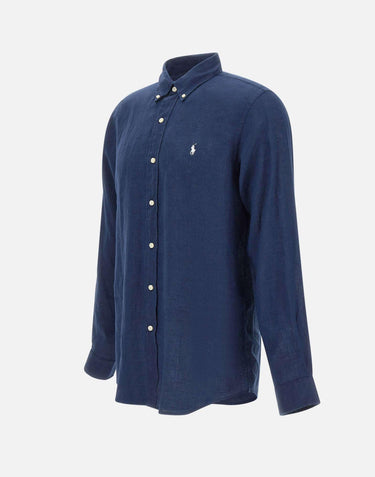 Camicia in lino 710966294 504 POLO RALPH LAUREN 