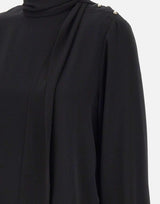 Blusa con sciarpa MF5281T4241 22222 LIU-JO 