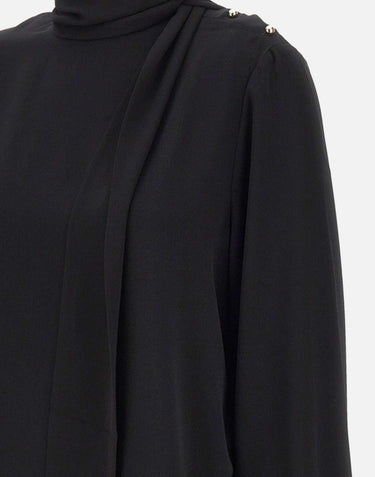 Blusa con sciarpa MF5281T4241 22222 LIU-JO 