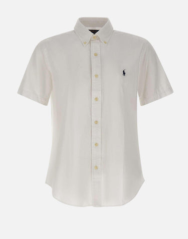 Camicia in seersucker custom-fit 710906575 001 POLO RALPH LAUREN 