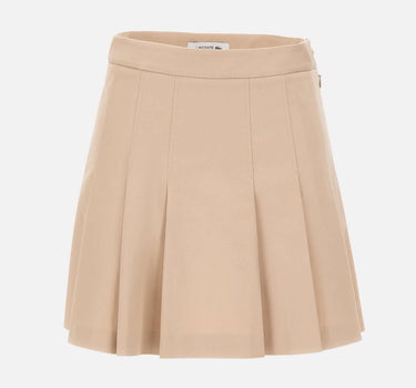 Gonna corta plissettata in cotone elasticizzato JF8001 X6F LACOSTE 