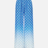 Pantaloni in seta con monogramma a rombi sfumato WSS26TR372 02 CASABLANCA 